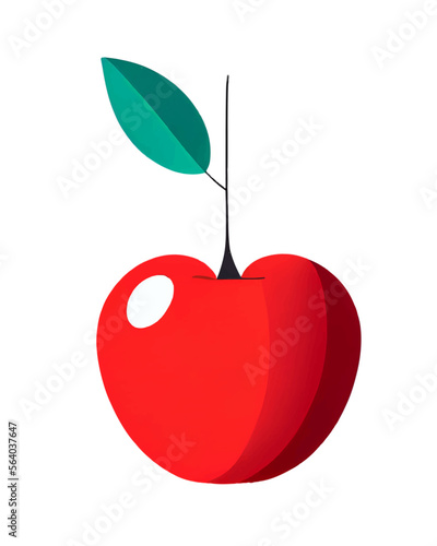Cherry without background
