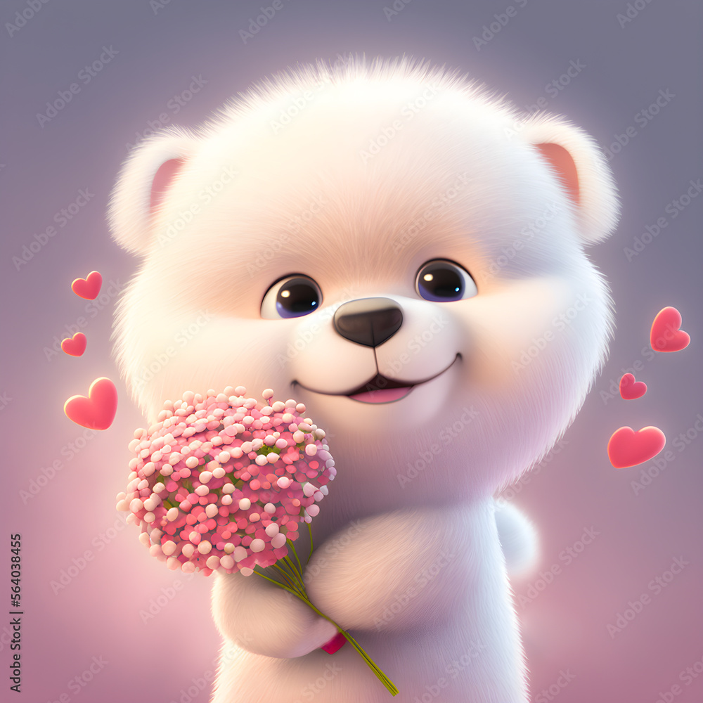 Cute baby on sale with teddy