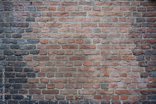 Alte Ziegelsteinmauer als Hintergrund oder Textur