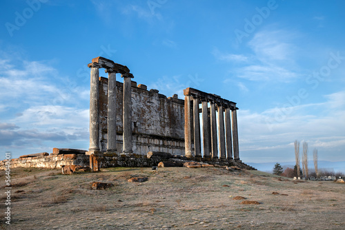 Temple of Zeus in the ancient city of Aizanoi, Kutahya, Turkey © muratti6868