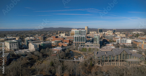 Downtown Greenville aerial view (ID: 564042058)