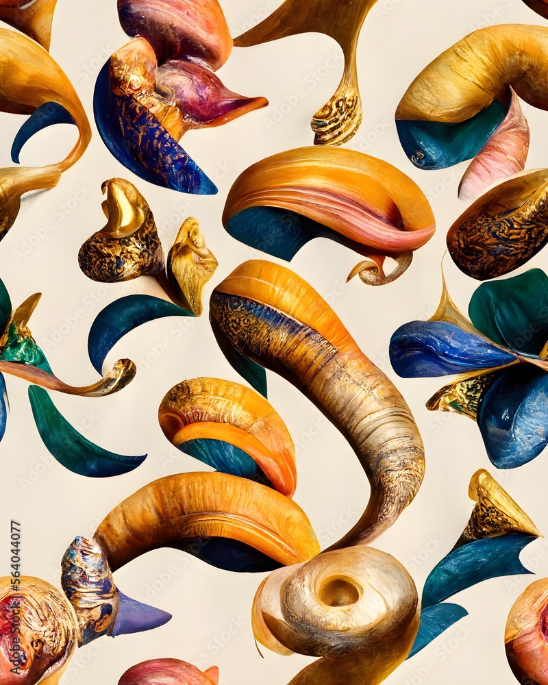 decorative shofar seamless pattern Christies Images The most expensive