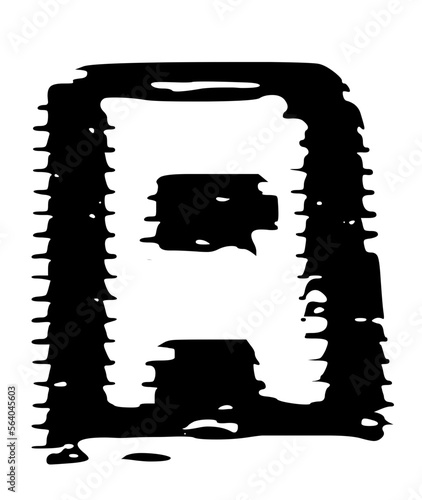 TV Static Outlined Rounded Glitch 