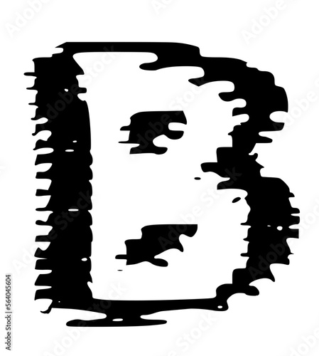 TV Static Outlined Rounded Glitch 
