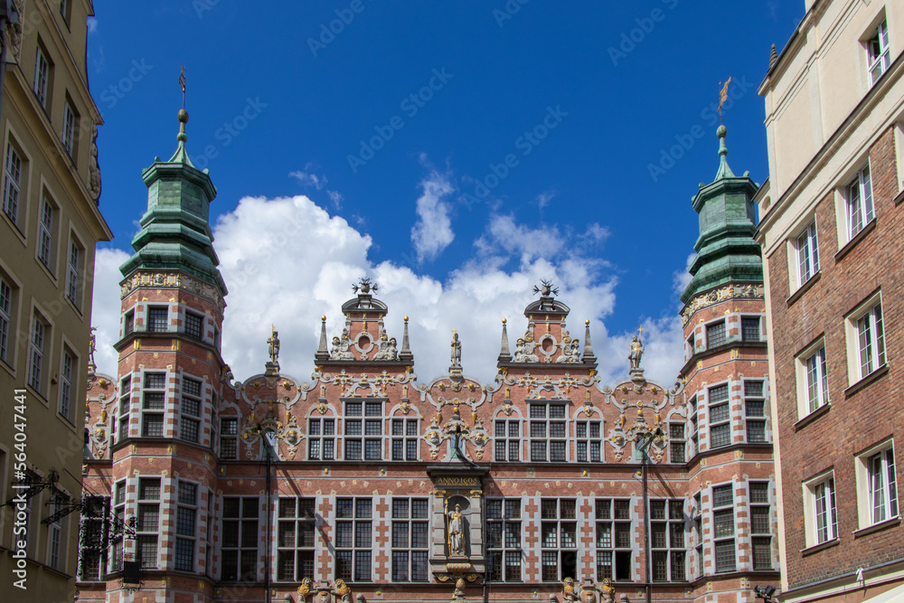 Facade of the Great Armory in Gdansk (built 1605)