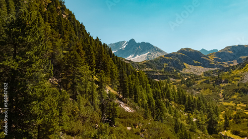 Beautiful alpine summer view at the famous Weisssee Gletscherwelt, Uttendorf, Salzburg, Austria © Martin Erdniss