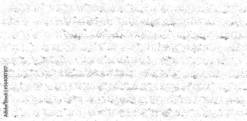 Monochrome texture composed of irregular graphic elements. Distressed uneven grunge background. Abstract vector illustration. Overlay for interesting effect and depth. Isolated on white background.