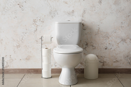 Ceramic toilet bowl, holder...