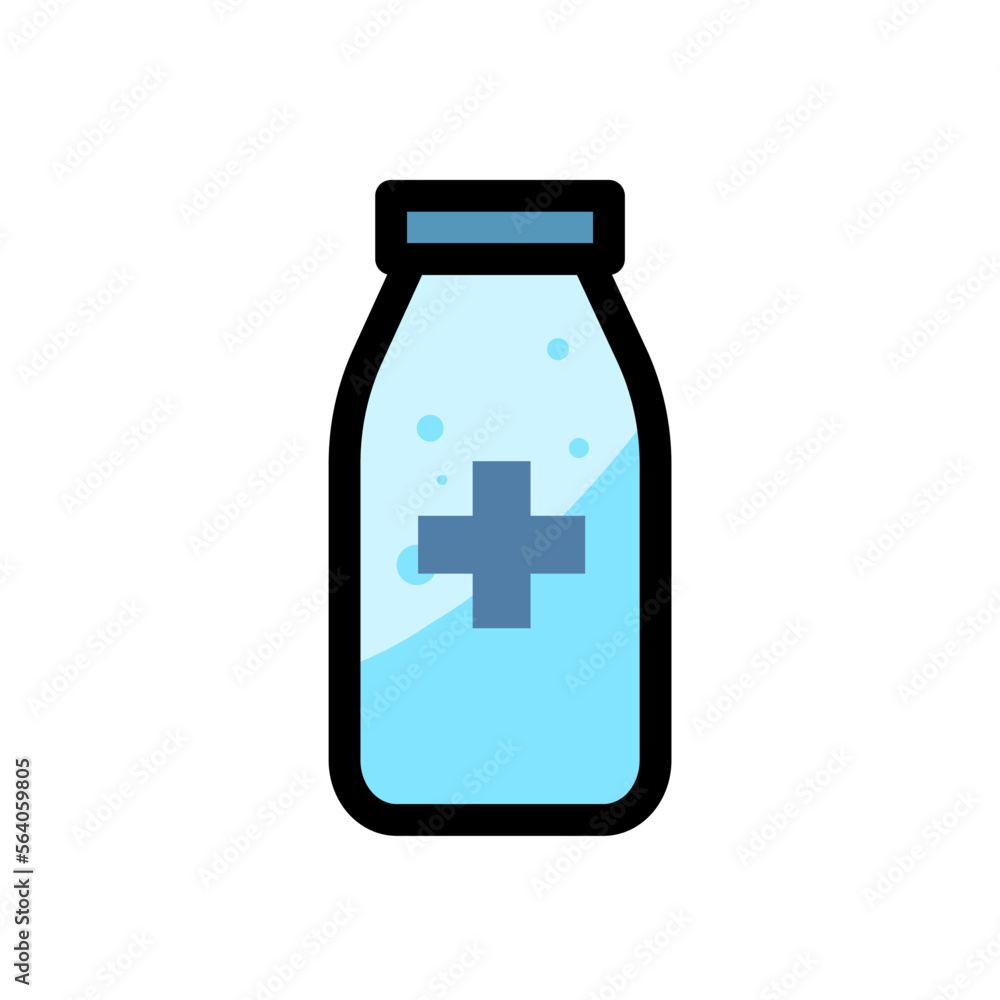 Obraz premium medicine bottle icon