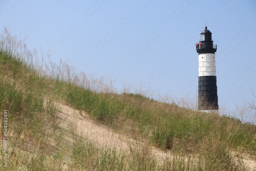 Lighthouse over the dunes