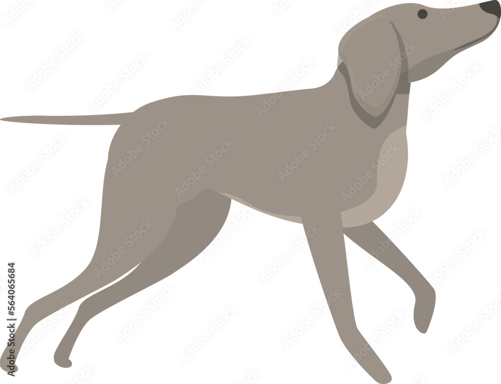 Doggy icon cartoon vector. Greyhood animal. Spring canine