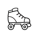 roller skate - vector icon