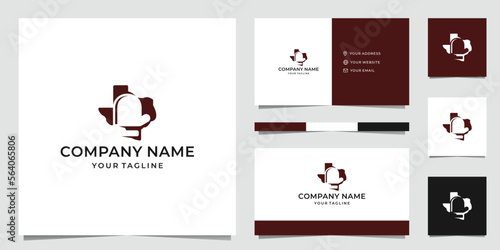 Simple Texas Gloves Logo Design