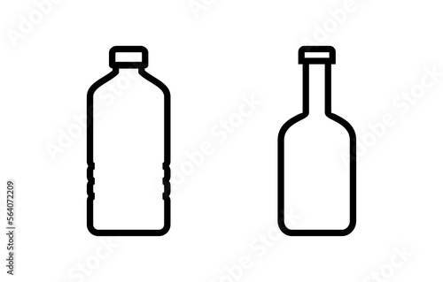 Bottle icon vector illustration. bottle sign and symbol