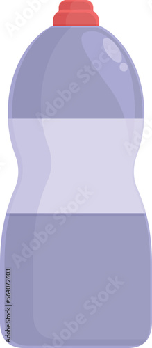 Dish bottle icon cartoon vector. Liquid product. House domestic