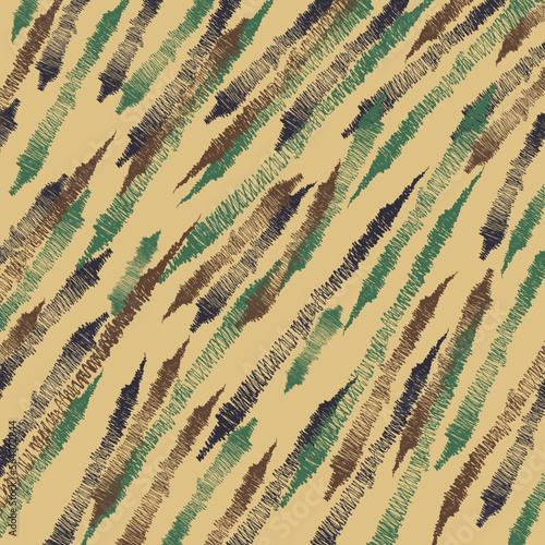 jungle abstract camouflage tiger stripes pattern military background suitable for print cloth and packaging