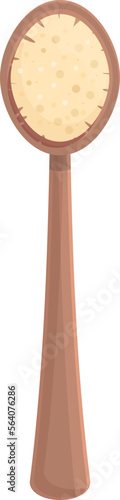 Dry care brush icon cartoon vector. Spa body. Woman shower