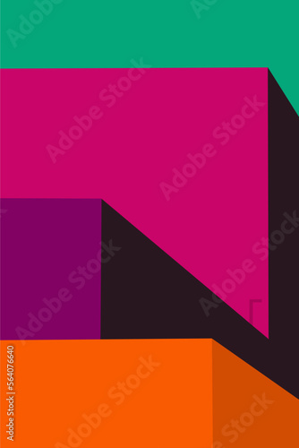illustration vector graphic of building, shape perfect for posters, pamphlets, wall hangings, decorations, designs, wallpapers, backgrounds, and cards