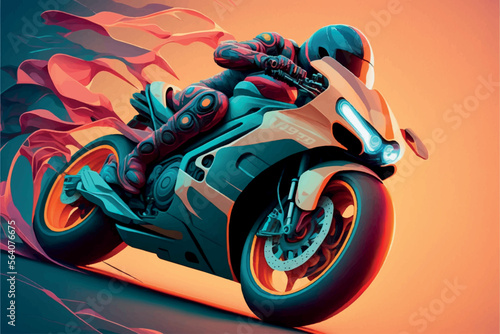 racing motorcycle