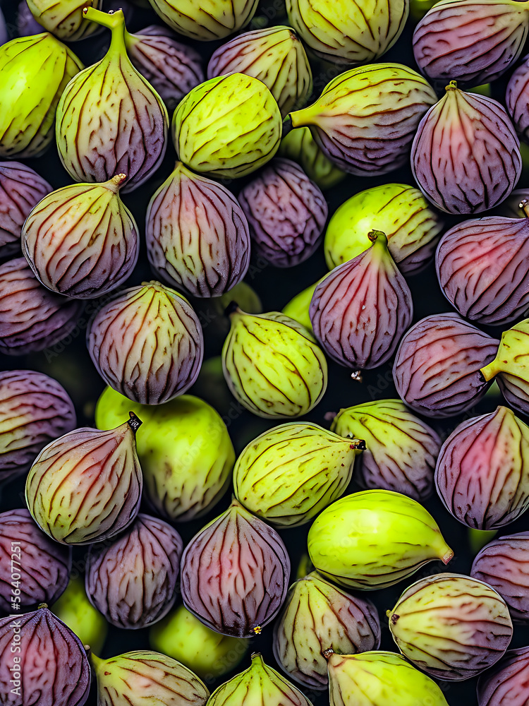 abstract view on fig fruit, food concept, Generative AI abstract view on fig fruit, food concept, Generative AI