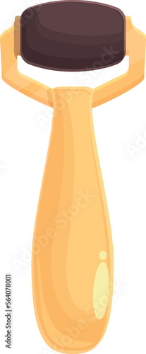Scraper roller icon cartoon vector. Face skin. Care fashion
