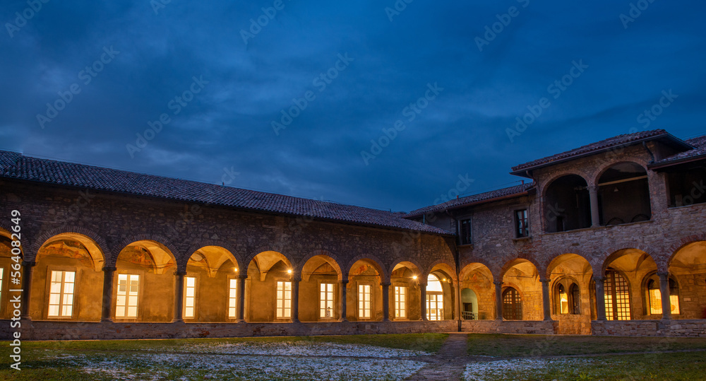 Cloister of the ancient monastery