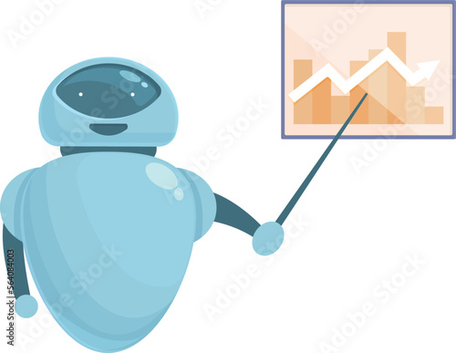 Trade lesson online icon cartoon vector. Money school. People education