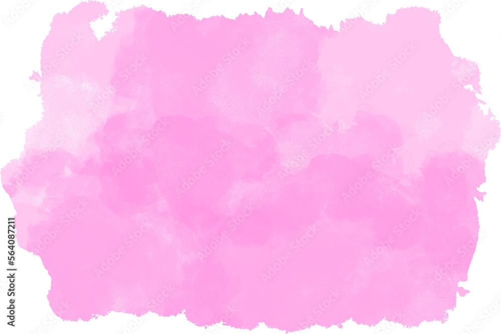 Obraz premium Brush Stroke Pink Watercolor Texture Background