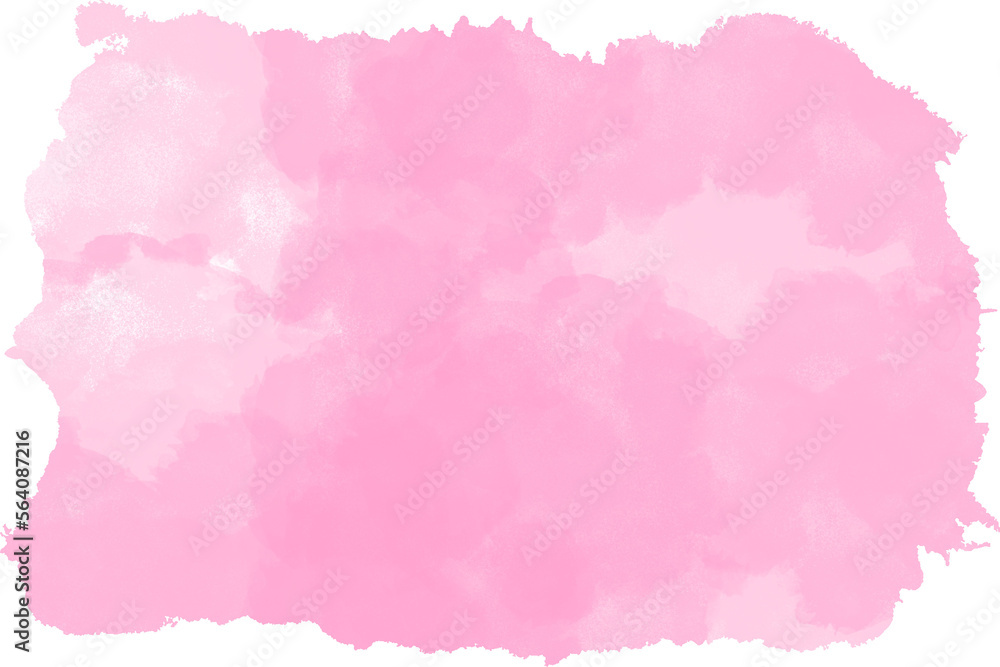 Obraz premium Brush Stroke Pink Watercolor Texture Background