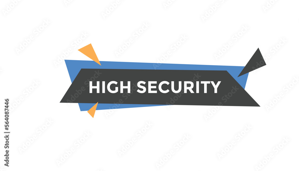 High security button web banner templates. Vector Illustration
High security button web banner templates. Vector Illustration