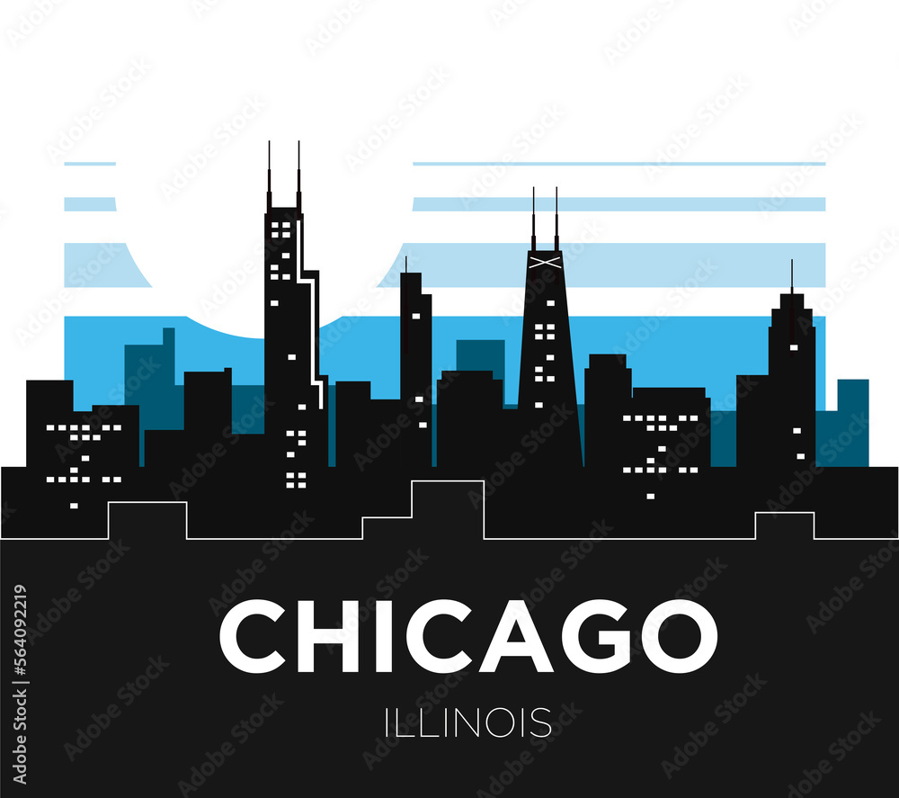 Obraz premium Chicago Skyline