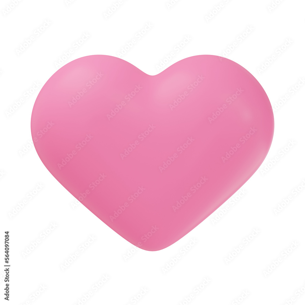 3d render of chunky heart shape
3d render of chunky heart shape