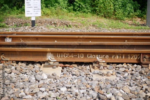 railroad tracks in the countryside