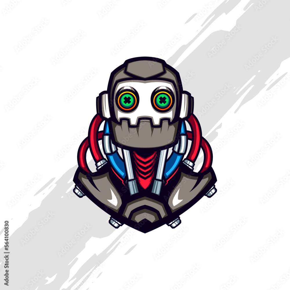 Cyberpunk Servant Robot Armor