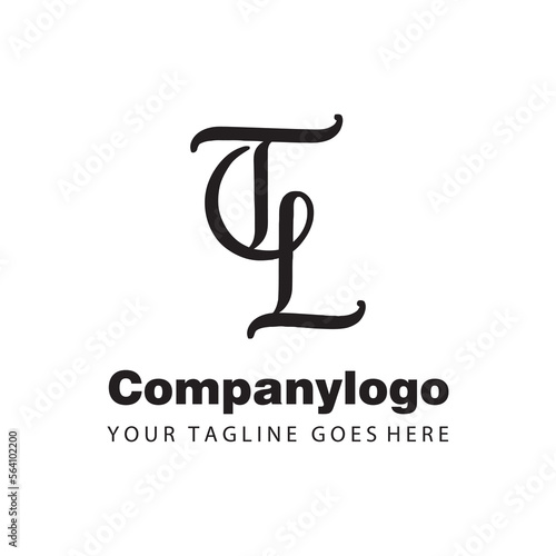 letter tl for logo company design
