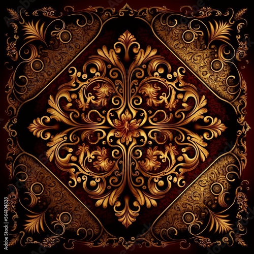Luxurious Carpet Textured Background (generative AI)