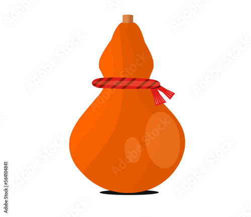 Simple gourd sake bottle, lucky charms, good luck items, Japanese New Year's standard Japanese style materials