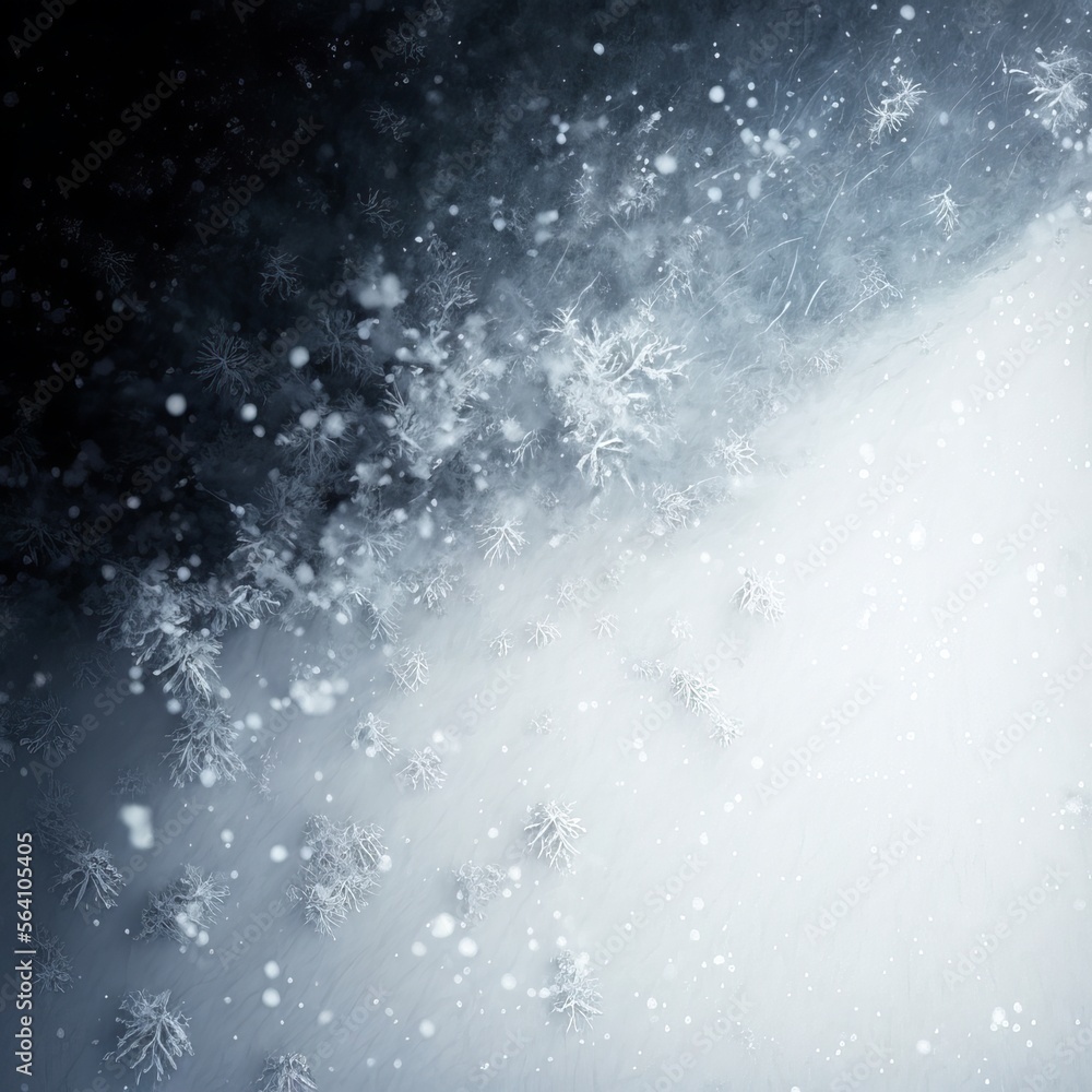 Obraz premium Snow Textured Background (generative AI)