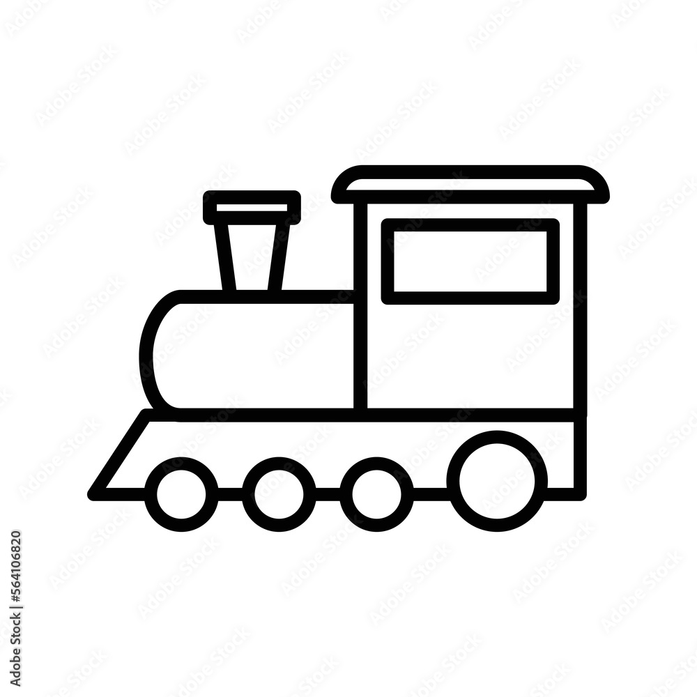 Train icon vector design template Train icon vector design template