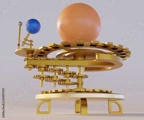 Billede på lærred The Tellurion Orrery