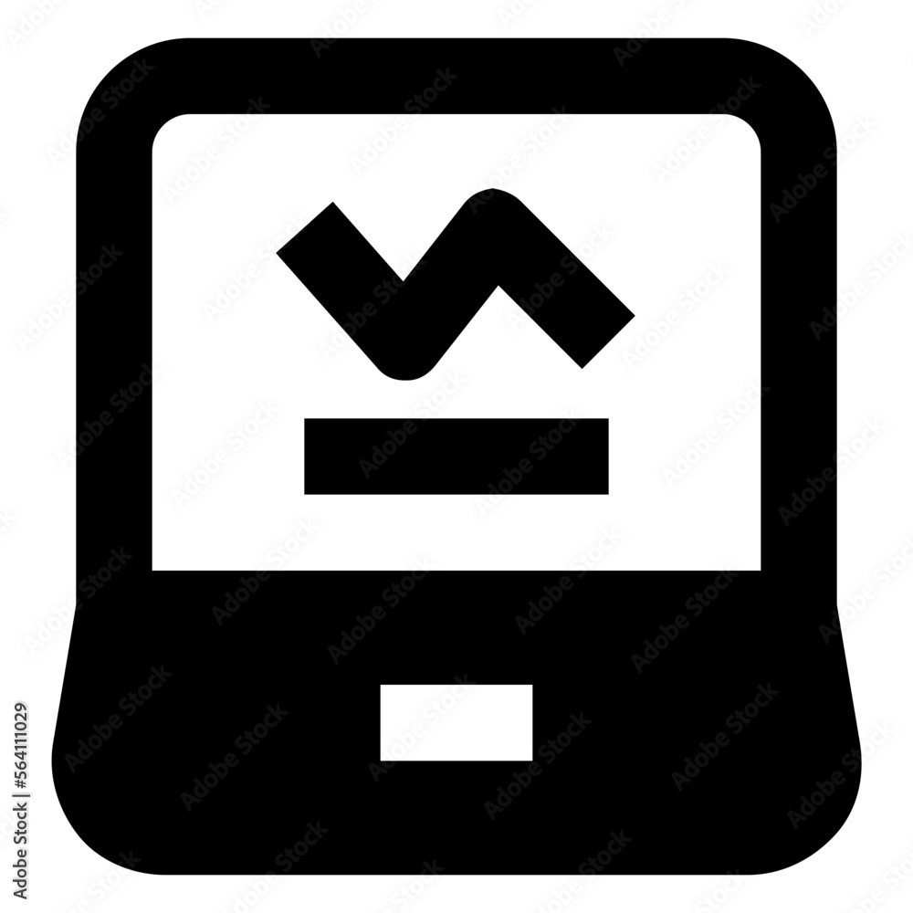 Graphical Representation glyph icon Graphical Representation glyph icon