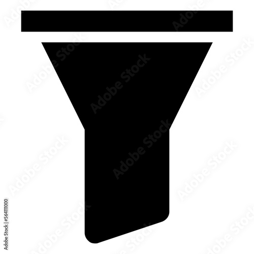 Funnel glyph icon