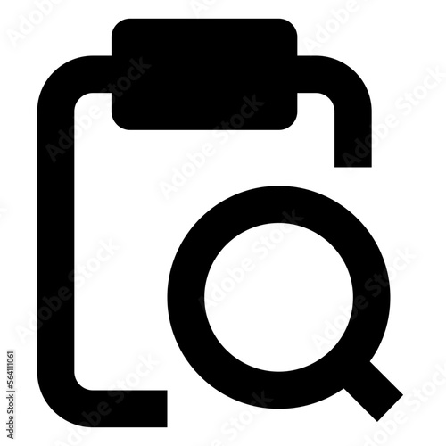 Report Analyzing glyph icon