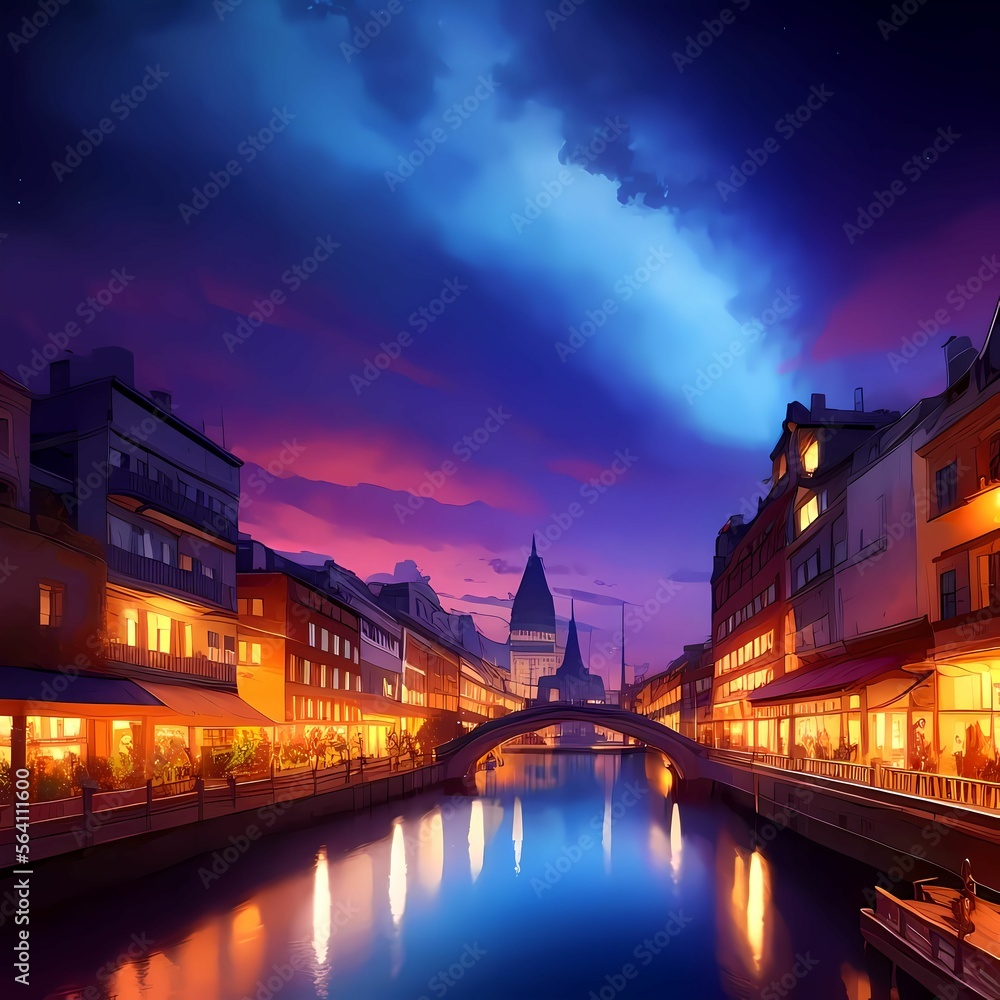 Fototapeta premium 야경