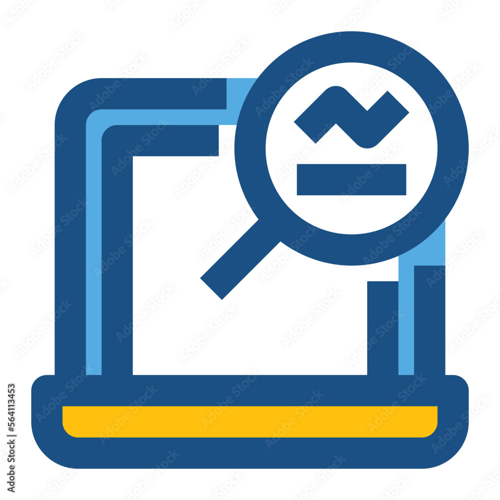 Data Monitoring two tone icon Data Monitoring two tone icon