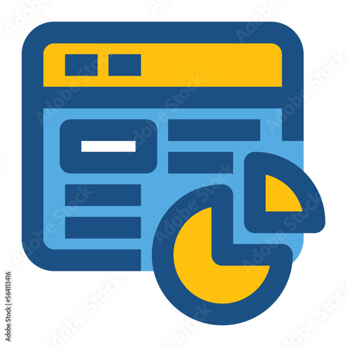 website two tone icon