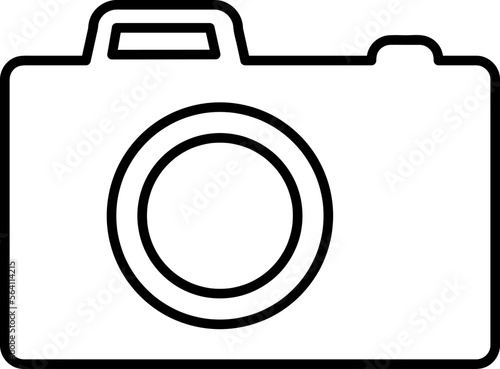 camera icon. sign design trendy style illustration on white background 