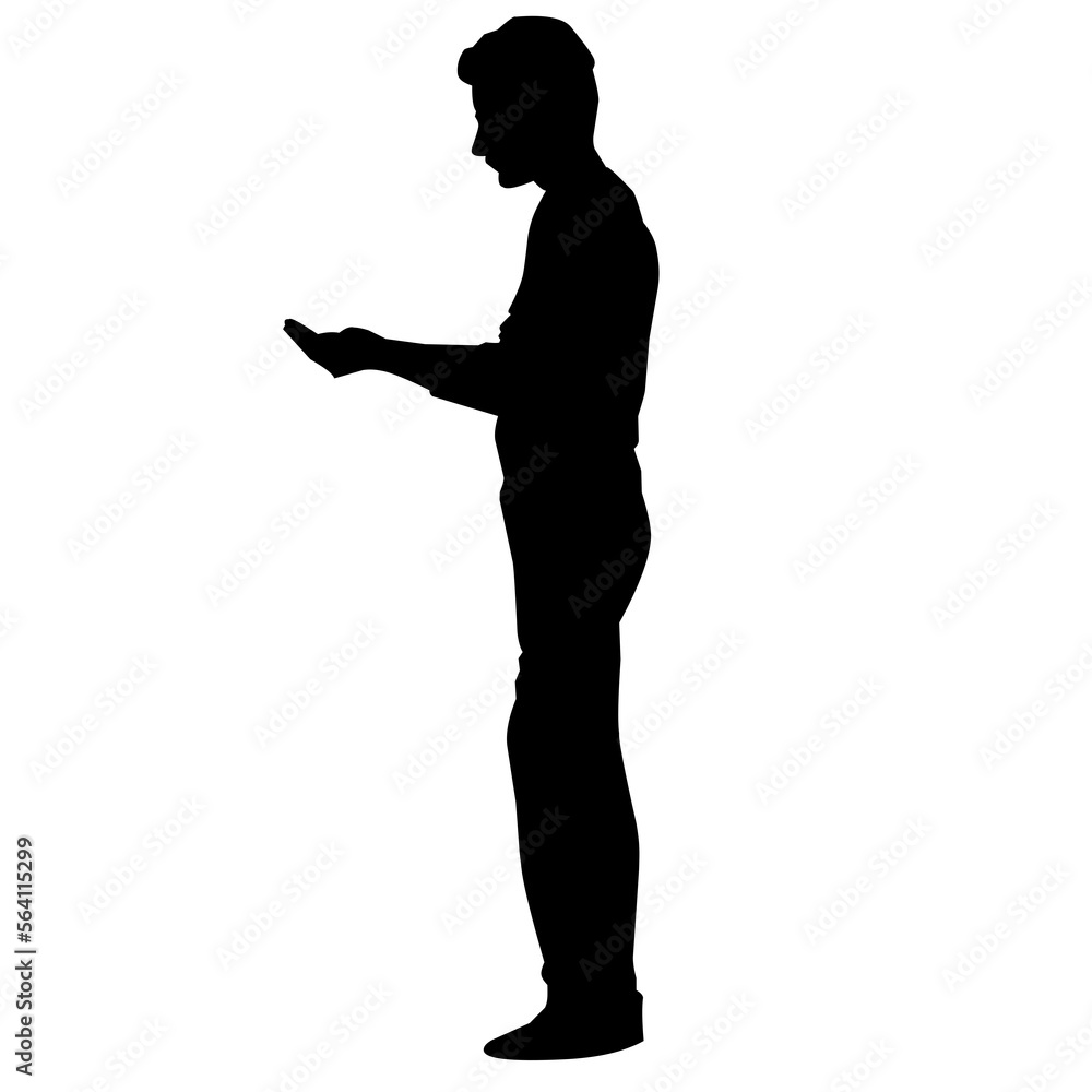 silhouette graphic vector illustration of pray, perfect for icon silhouette graphic vector illustration of pray, perfect for icon
