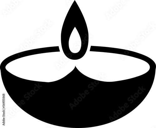 Diwali icon. Element of World religiosity icon. trendy style on white background..eps