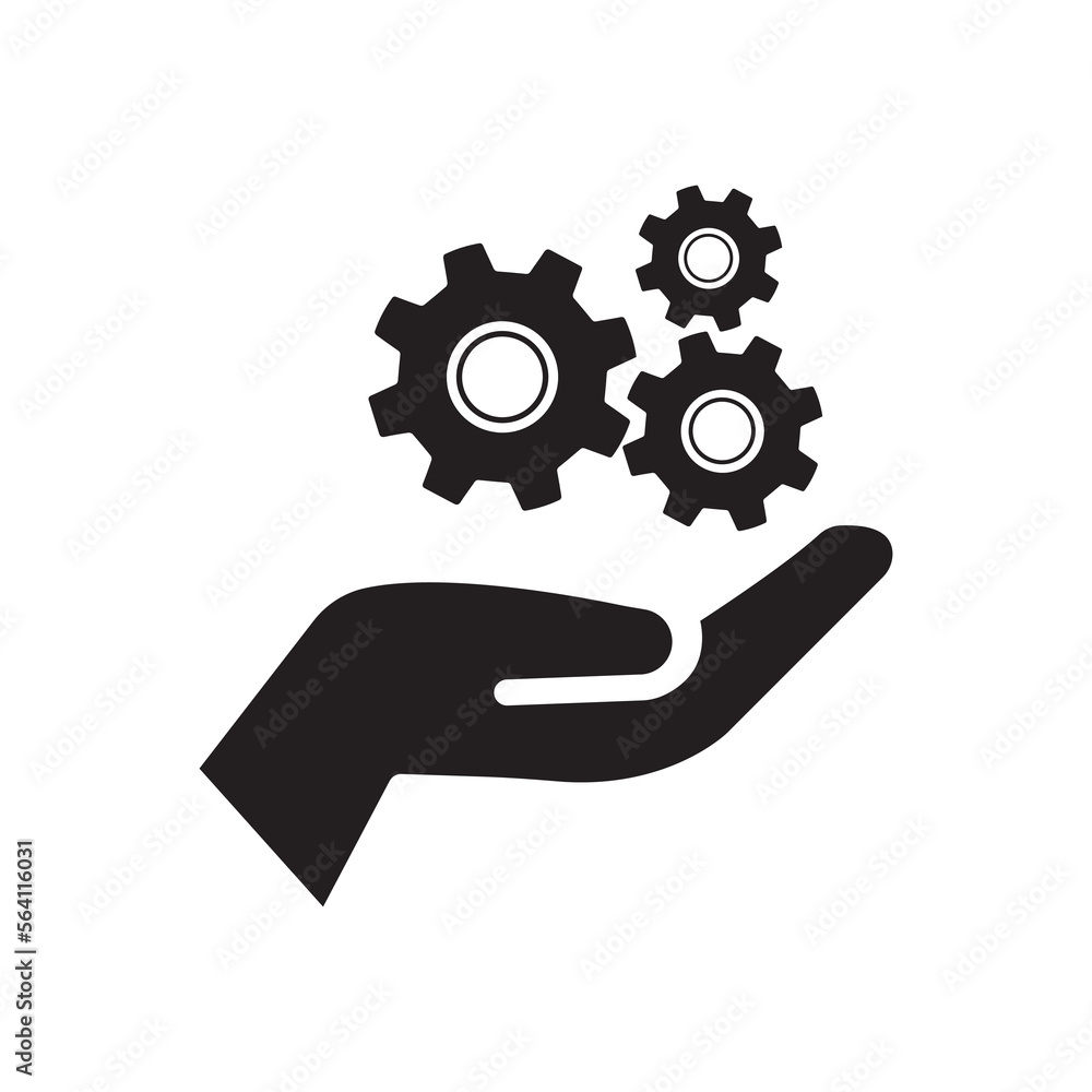 Installation and support icon, flat design best vector icon. Installation and support icon, flat design best vector icon.